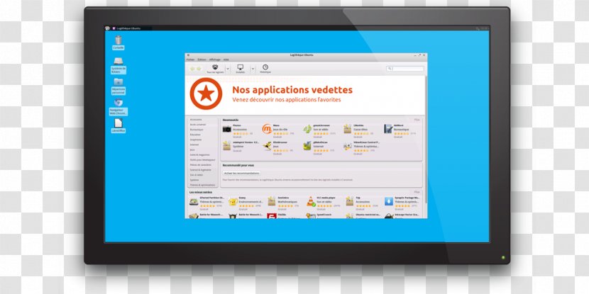 Computer Monitors Display Advertising Screenshot Font - Media - Xubuntu Transparent PNG