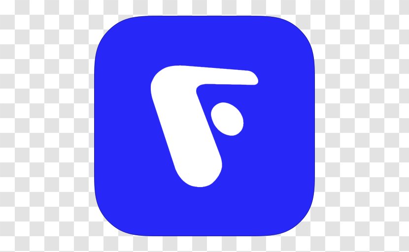 Blue Area Text Symbol - MetroUI Office FrontPage Transparent PNG