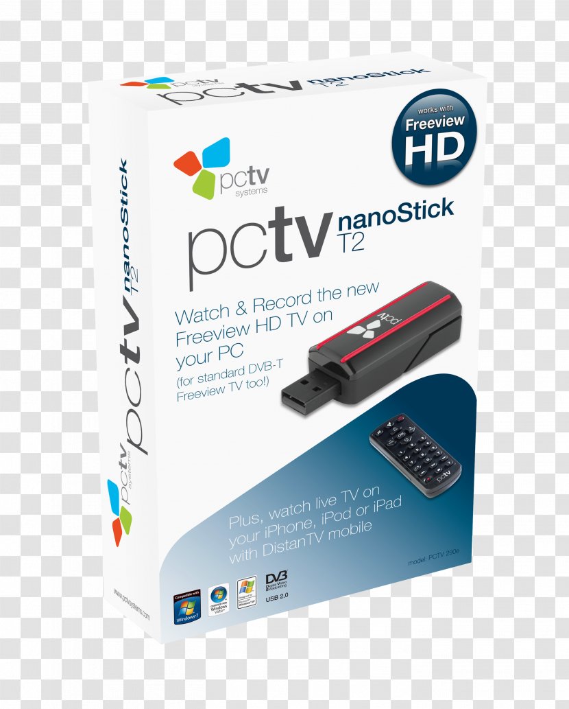 Electronics TV Tuner Cards & Adapters Digital Video Broadcasting Media Player - Capture - Television Transparent PNG