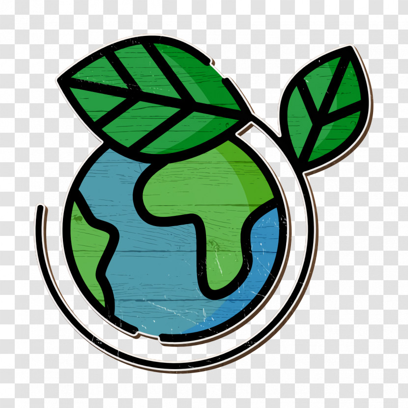 Planet Earth Icon Green Icon Mother Earth Day Icon Transparent PNG