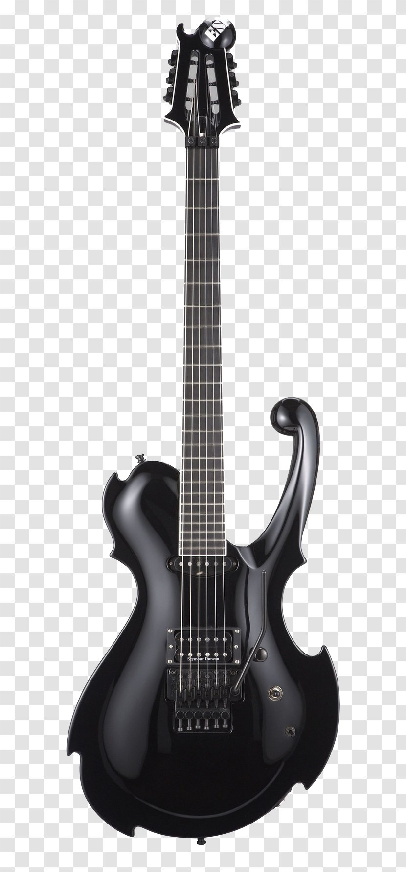 Electric Guitar ESP Guitars Nightmare Musical Instrument - Silhouette Transparent PNG