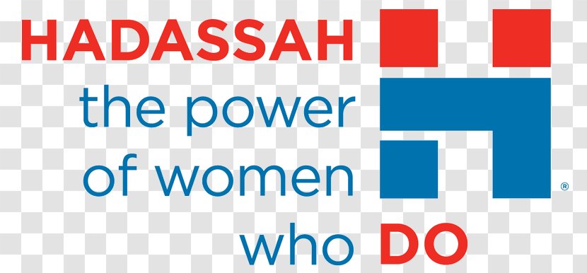 Hadassah Women's Zionist Organization Of America Logo Brand Font - Blue Transparent PNG