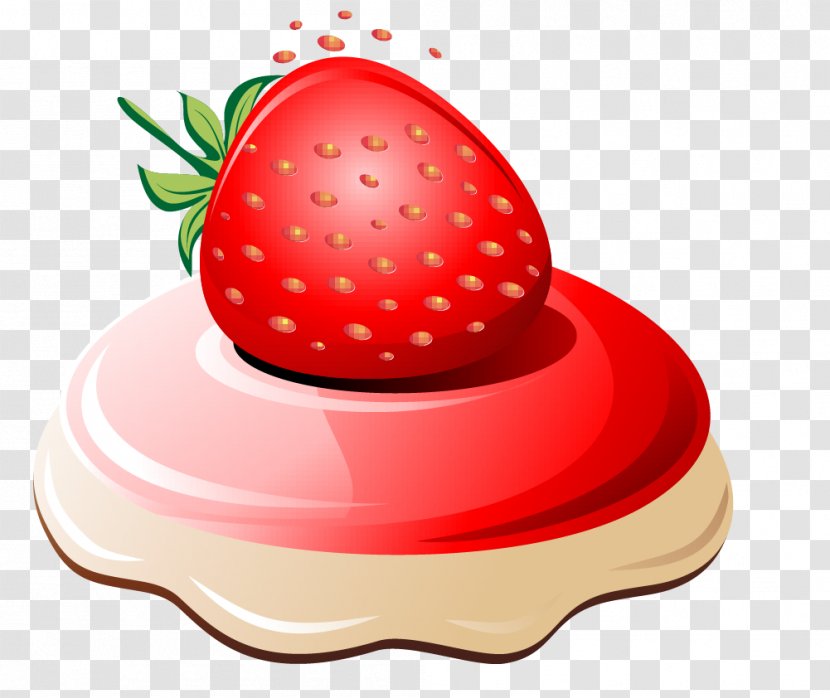 Strawberry Marmalade Cupcake Fruit Preserves Erdbeerkonfitxfcre - Strawberries - Jam Decorative Material Transparent PNG