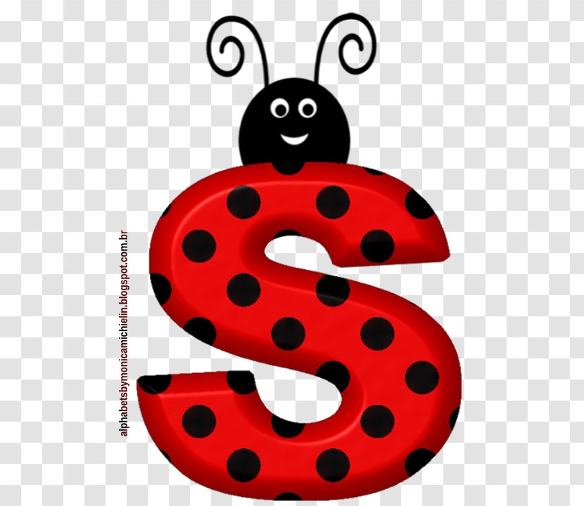 Ladybird Alphabet Beetle Letter Clip Art - Red - Joaninha Transparent PNG