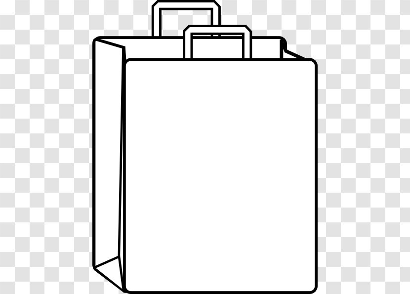 Download Png - Black And White Clipart Of Bag - Free Transparent PNG  Download - PNGkey