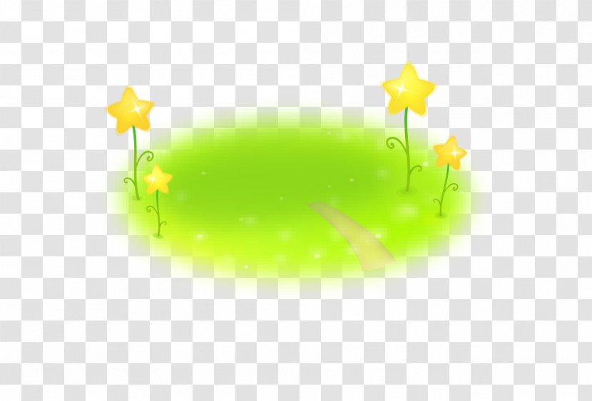 Green Lawn Grasgroen - Cartoon Grass Transparent PNG