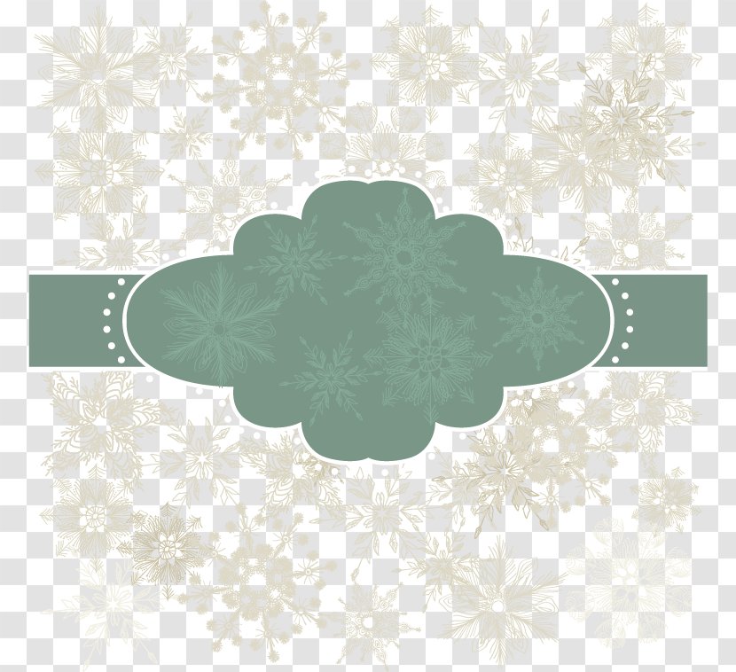 Christmas Tree, Snow Snowflake Download - Tree - Vector Border Transparent PNG