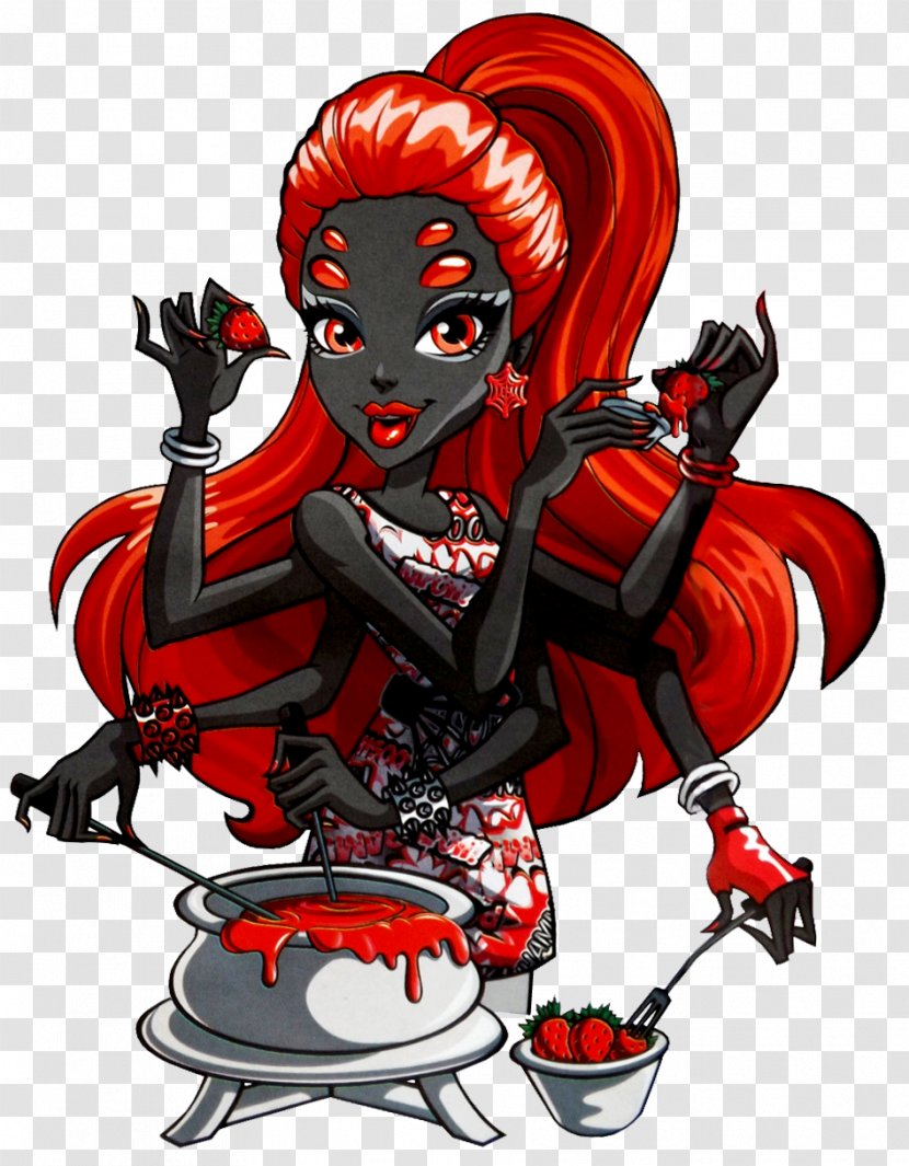 Monster High Wydowna Spider Ghoul Frankie Stein Doll Transparent PNG