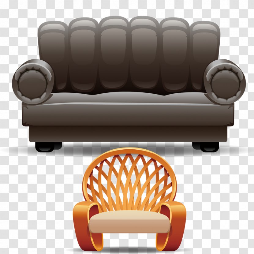 Table Couch Loveseat Chair Illustration - Automotive Design - Sofas And Chairs Transparent PNG