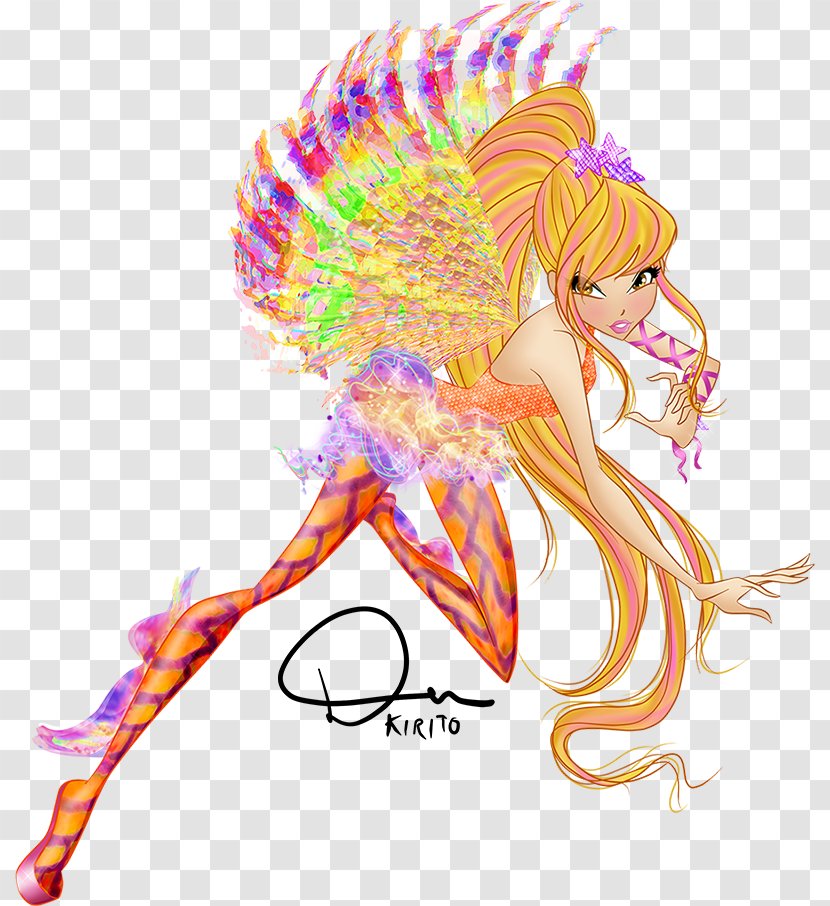 Stella Bloom Tecna Sirenix Winx Club - Silhouette - Season 5Winx Transparent PNG