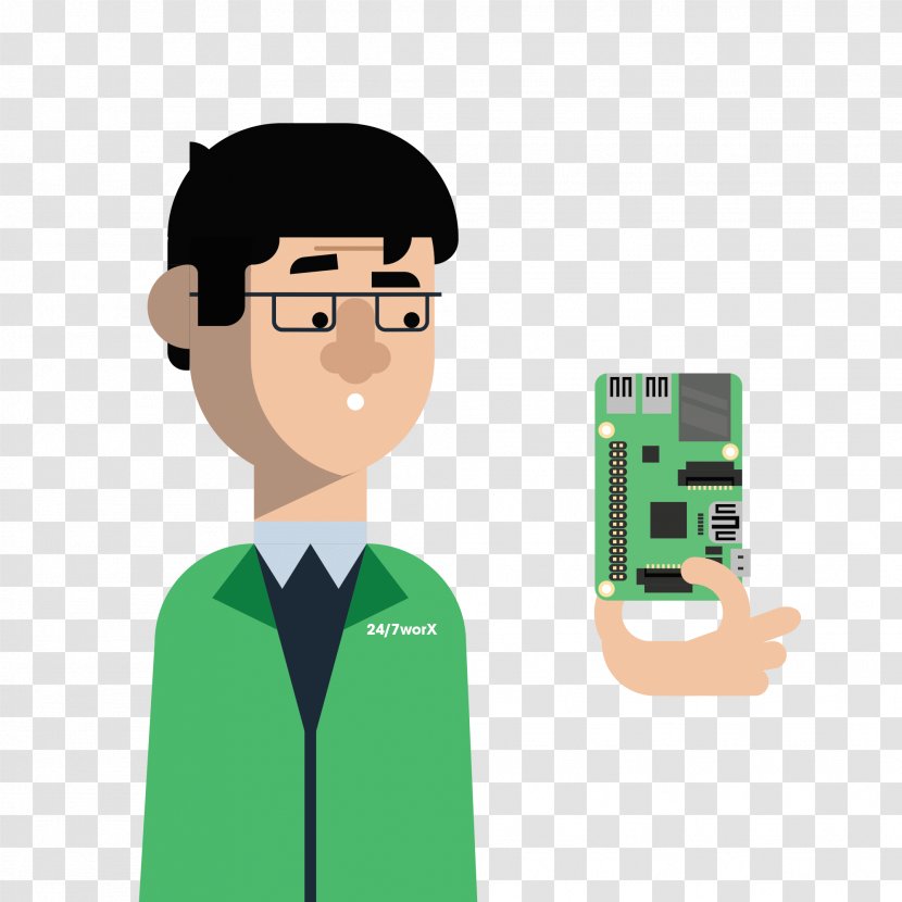 Product Design Illustration Human Behavior Cartoon - Job - Raspberry Pi Projects Transparent PNG