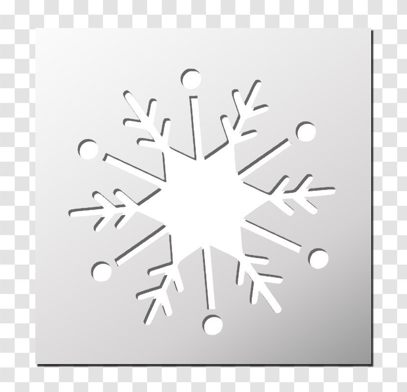 Stencil Snowflake Scrapbooking Text Transparent PNG