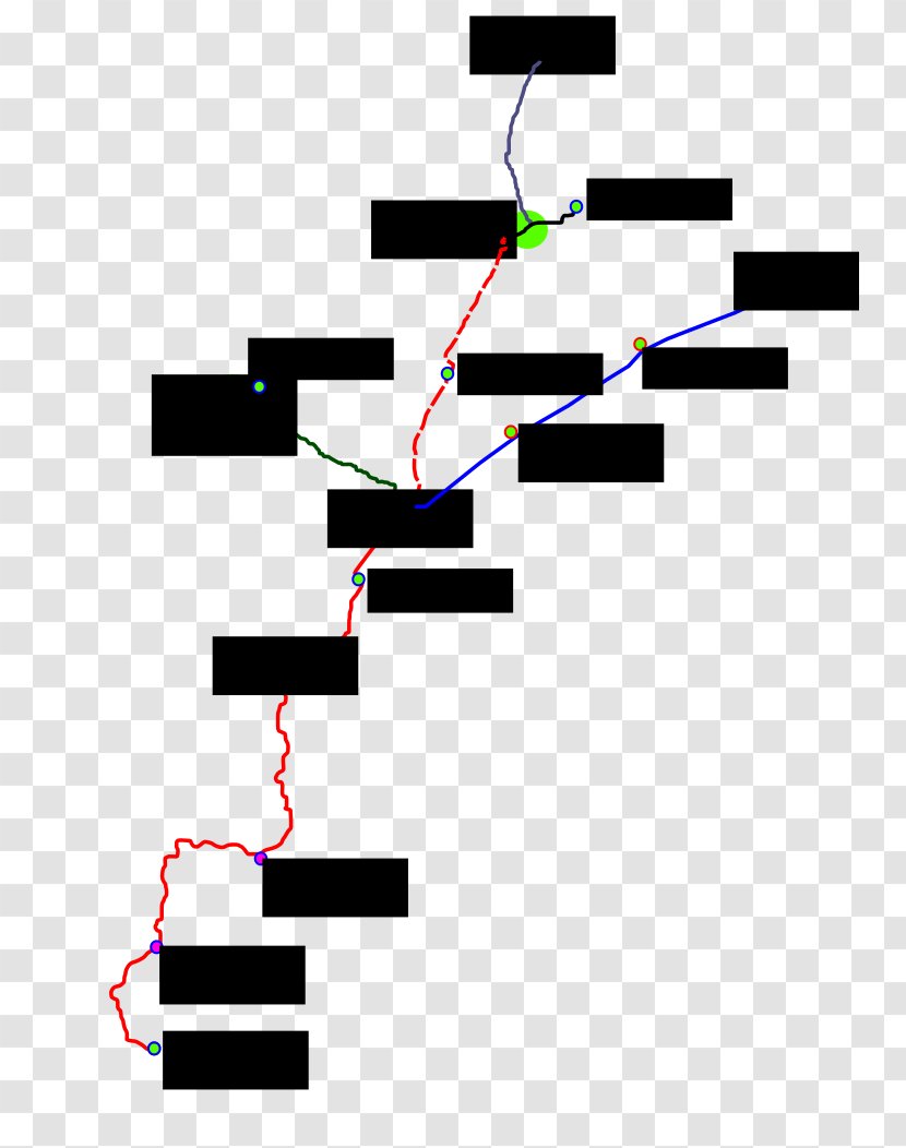 Line Point Diagram - Text - Bike Path Transparent PNG