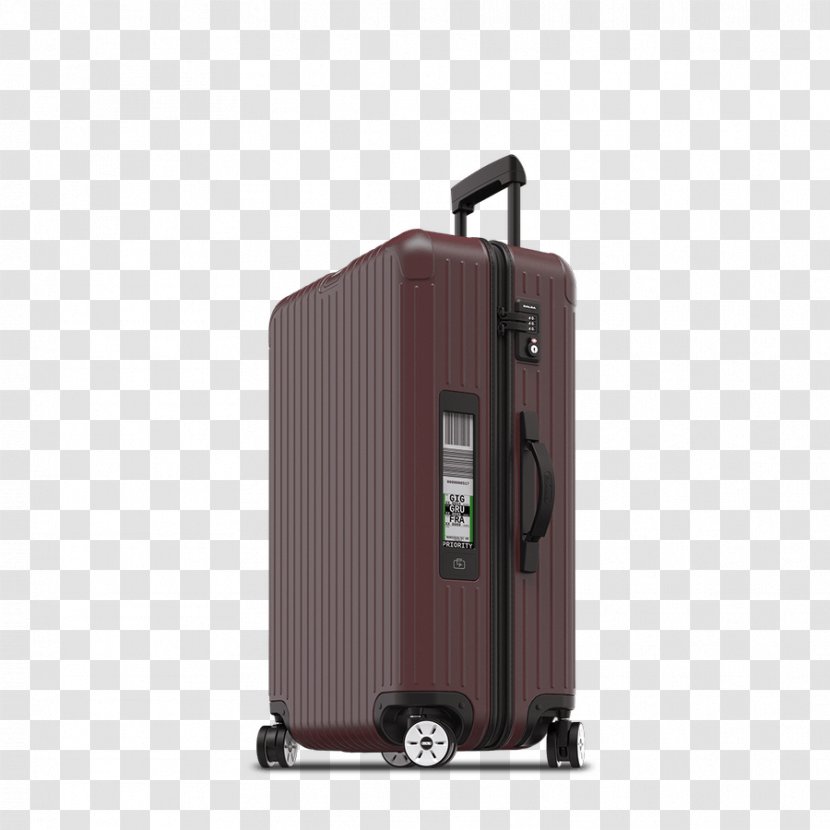 Rimowa Suitcase Travel Checked Baggage - Electronic Tag - Luggage Transparent PNG