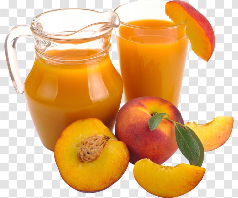 Orange Juice Bellini Nectar Health Shake - Fruit Preserve - Peach Transparent PNG
