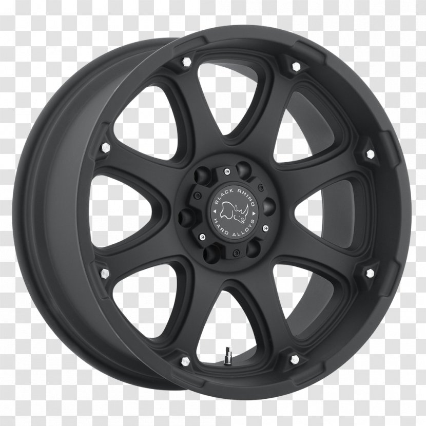 Car Rim Alloy Wheel Tire - Offroading - Black Transparent PNG