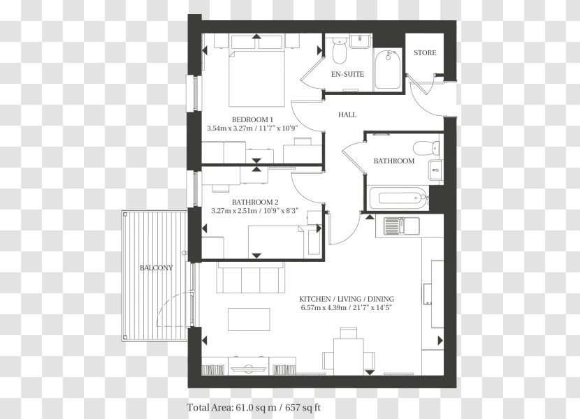 Floor Plan Line Angle Transparent PNG