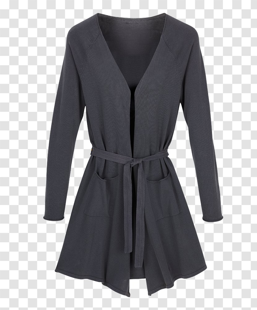 Little Black Dress Sleeve Coat Outerwear - M Transparent PNG