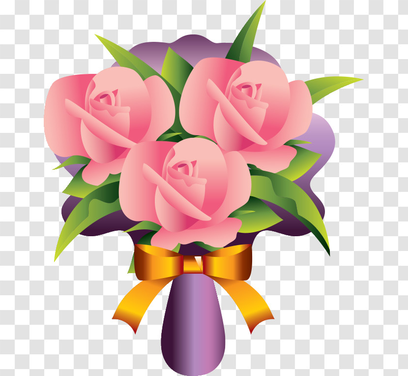 Bouquet Flowers Roses Transparent PNG