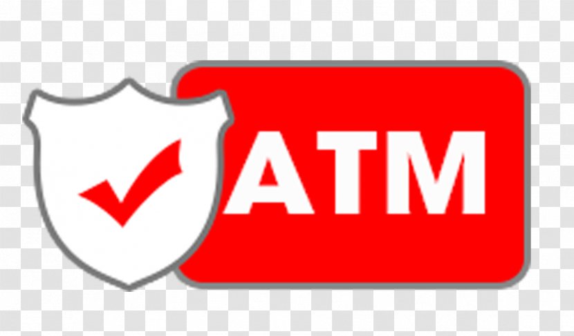 ATM Card Logo Automated Teller Machine Bank Debit - Red Transparent PNG