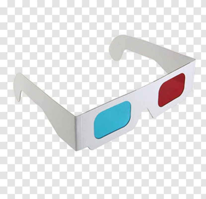 Anaglyph 3D 3D-Brille Film Polarized System Glasses - Red Transparent PNG