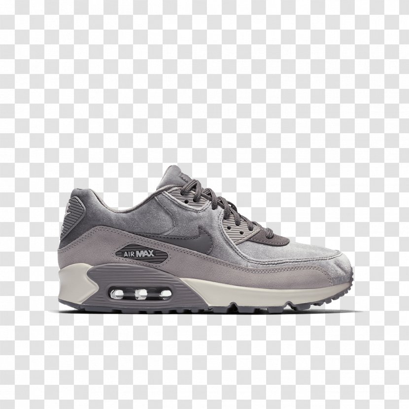 Nike Air Max 90 LX Women's Wmns Shoe Sneakers - Silver Transparent PNG