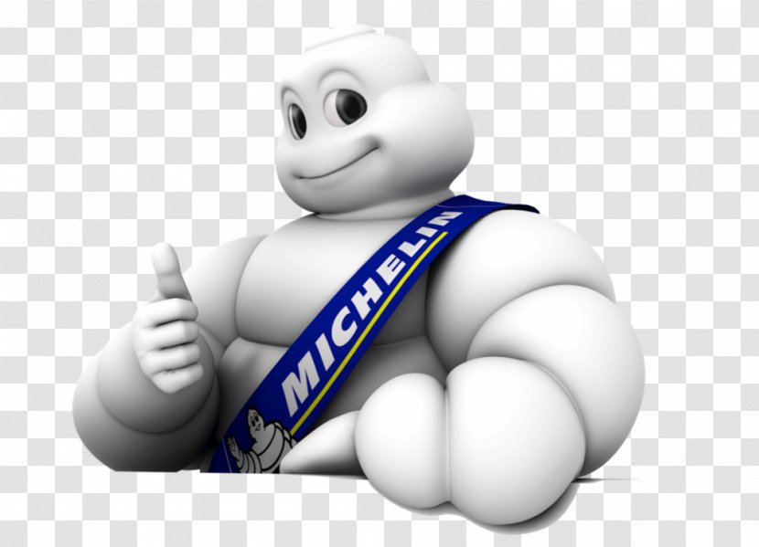 Car Michelin Man Motor Vehicle Tires Bicycle - Smile - Candlenut Starred Transparent PNG