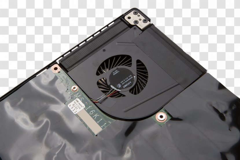 Computer Cooling MSI GS63 Stealth Gaming Laptop I7 8750h - Component - Alienware Motherboard Battery Transparent PNG
