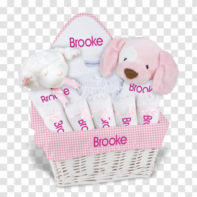Food Gift Baskets Infant Bib Diaper - Stuffed Toy Transparent PNG