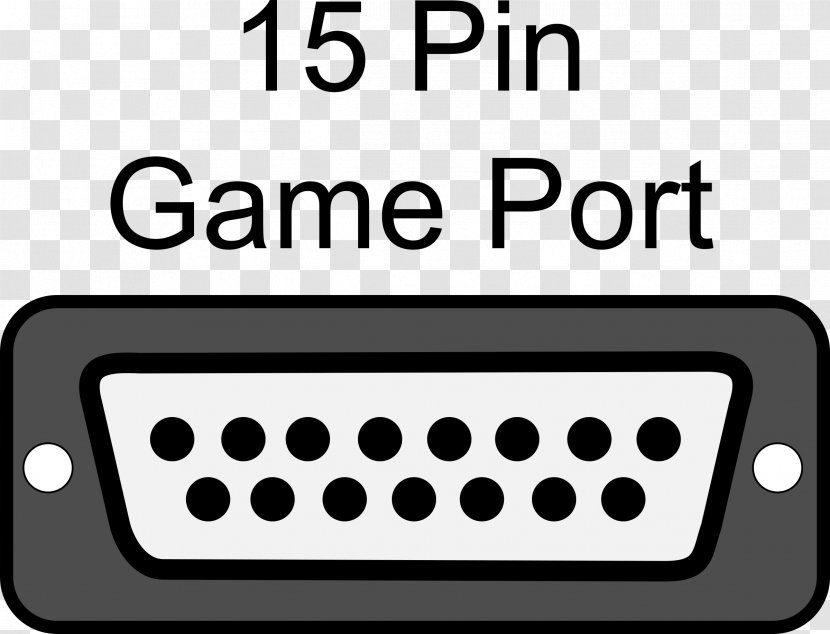 Game Port Serial Computer D-subminiature Clip Art - Ports Transparent PNG