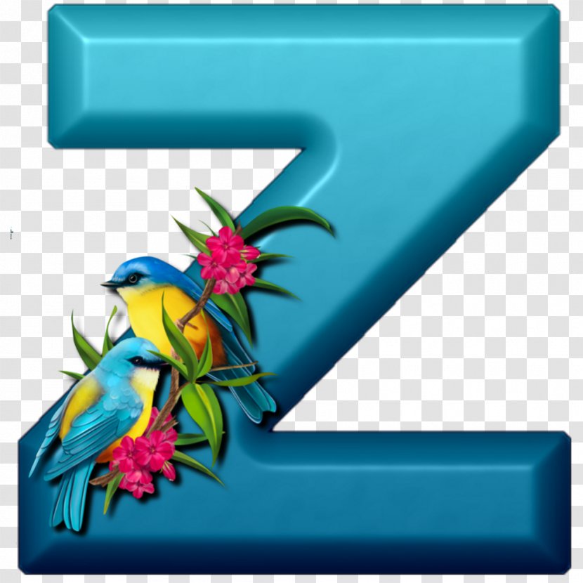 Alphabet Letter Passerine - Flower - Zc Transparent PNG