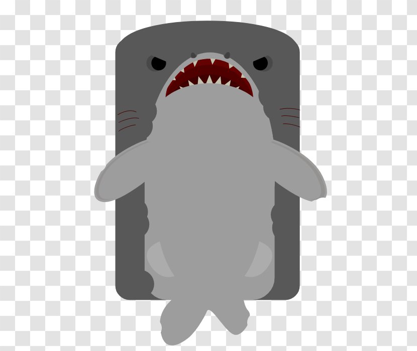 Cartoon Animal Font - Megalodon Shark Transparent PNG