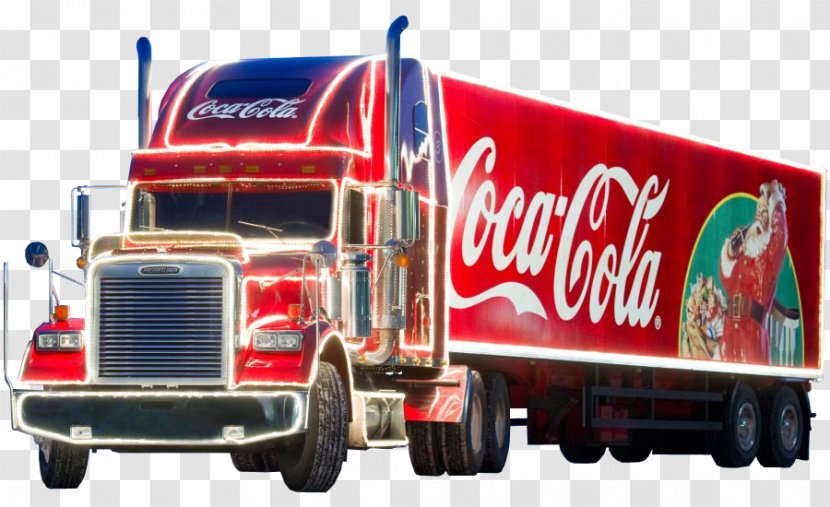 Coca-Cola Fizzy Drinks Peterborough Diet Coke - Trailer Truck Transparent PNG