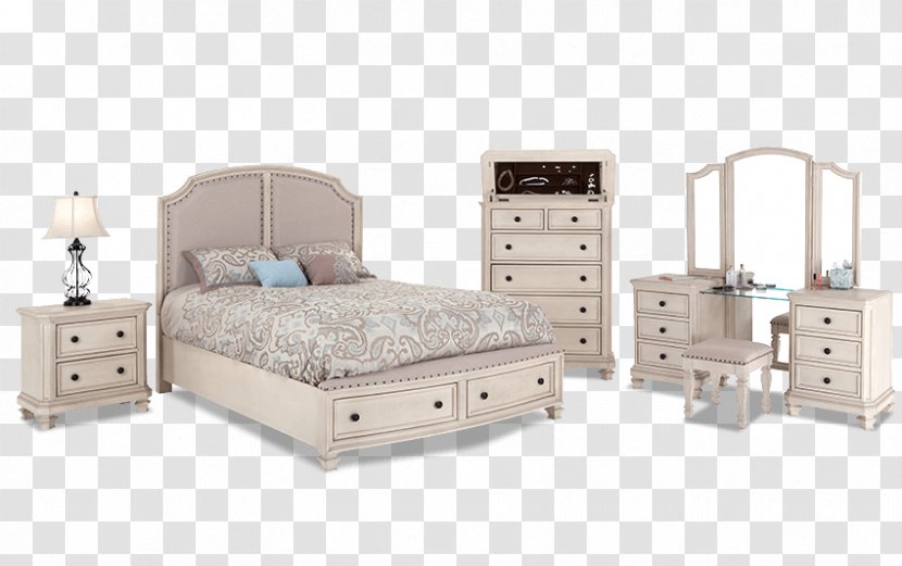 Table Bedroom Bob's Discount Furniture - Heart - Rooms To Go Bed Rails Transparent PNG