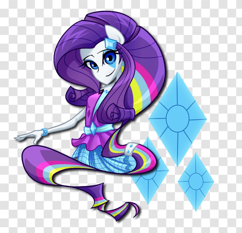 Rarity My Little Pony: Equestria Girls Applejack - Frame - Cartoon Transparent PNG