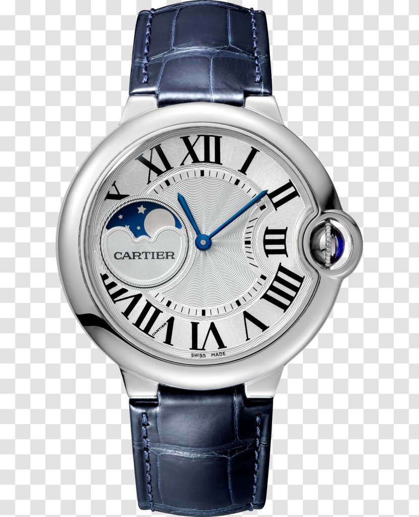 Cartier Ballon Bleu Watch Jewellery Tank Française - Strap Transparent PNG