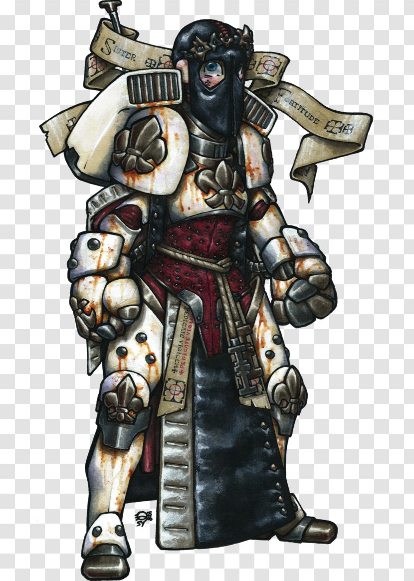 Warhammer 40,000: Space Marine Armour Imperium Of Man Sorelle Guerriere - Fiction Transparent PNG