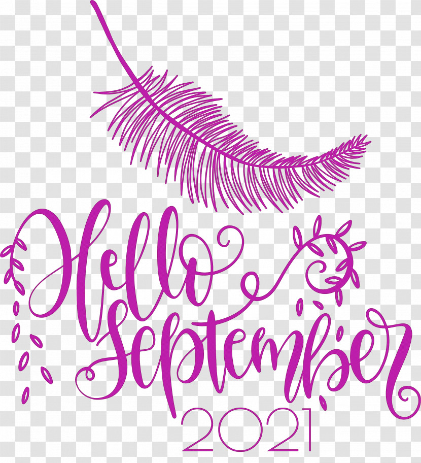 Hello September September Transparent PNG