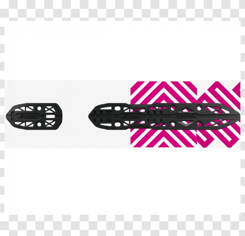 Rottefella Roller Skiing Skate Ski Bindings - Pink Transparent PNG
