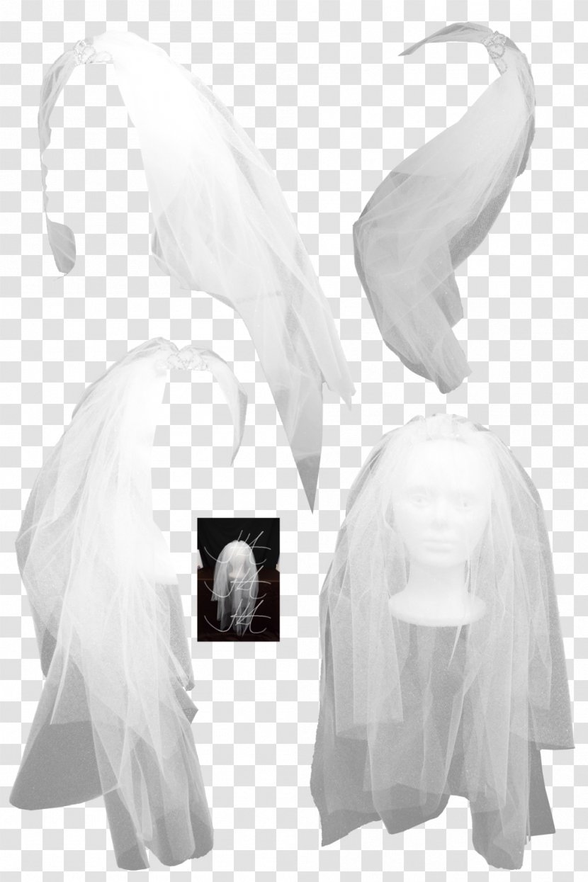 Veil Bride White Brautschleier - Neck Transparent PNG