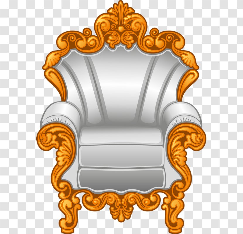 Throne Wing Chair Fauteuil Furniture Transparent PNG