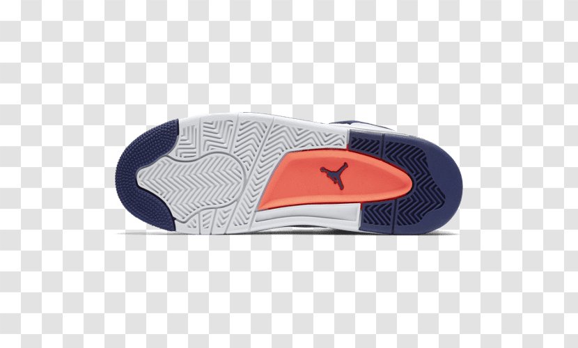 Air Jordan Sports Shoes Nike Retro 4 Gg Big Kids Style : 487724 - Brand - Royal Blue For Women Under Transparent PNG