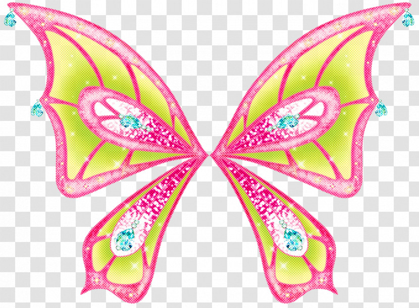 Butterfly Pink Wing Insect Moths And Butterflies Transparent PNG