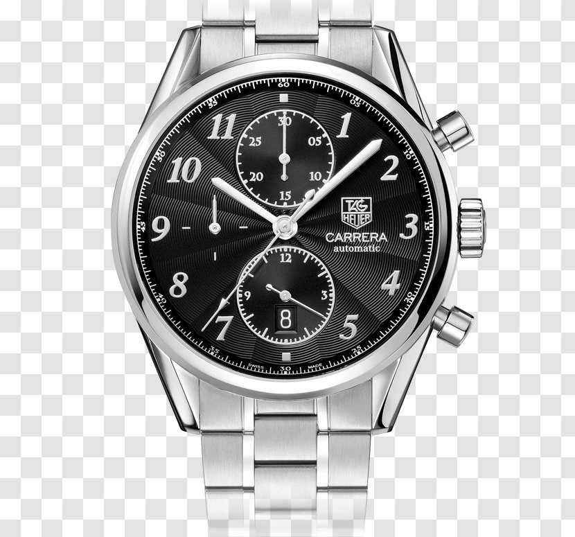 Chronograph Watch TAG Heuer Carrera Calibre 16 Day-Date Jewellery - Strap Transparent PNG