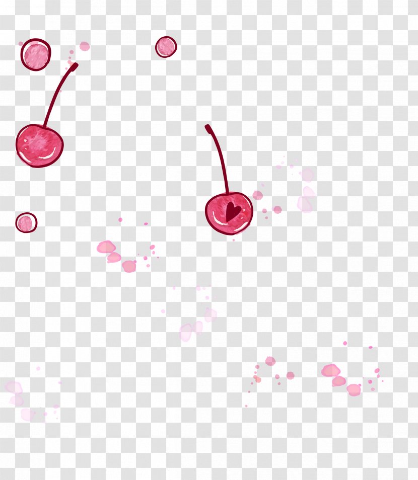 Oil Painting - Point - Cherry Transparent PNG