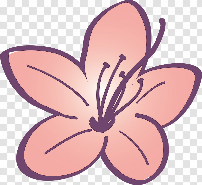 Pink Petal Violet Plant Flower Transparent PNG