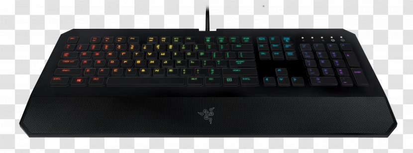 Computer Keyboard Gaming Keypad Razer DeathStalker Essential Chroma - Input Device - USB Transparent PNG