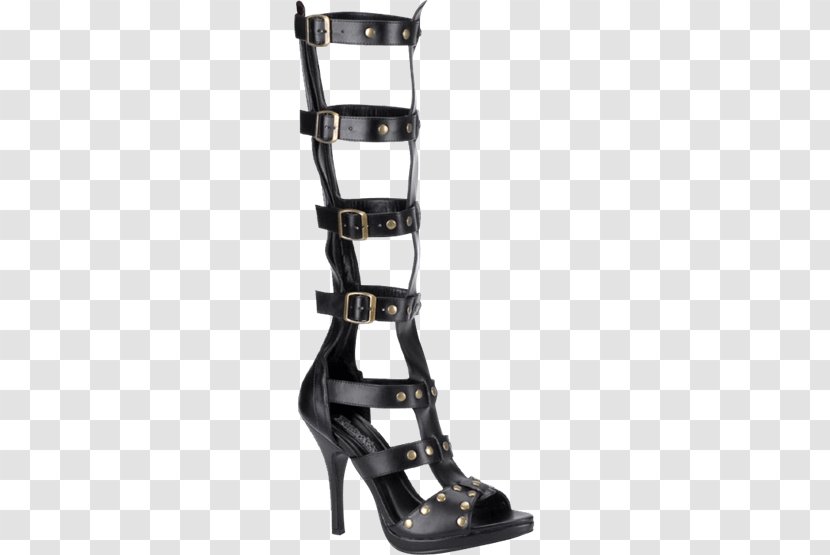Sandal High-heeled Shoe Clothing Costume - Fashion - Gladiator Shoes Transparent PNG
