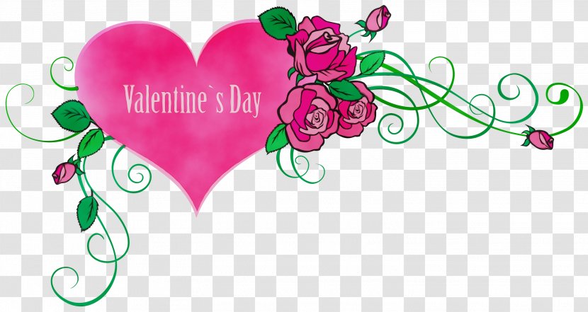Valentine's Day - Pink - Holiday Plant Transparent PNG
