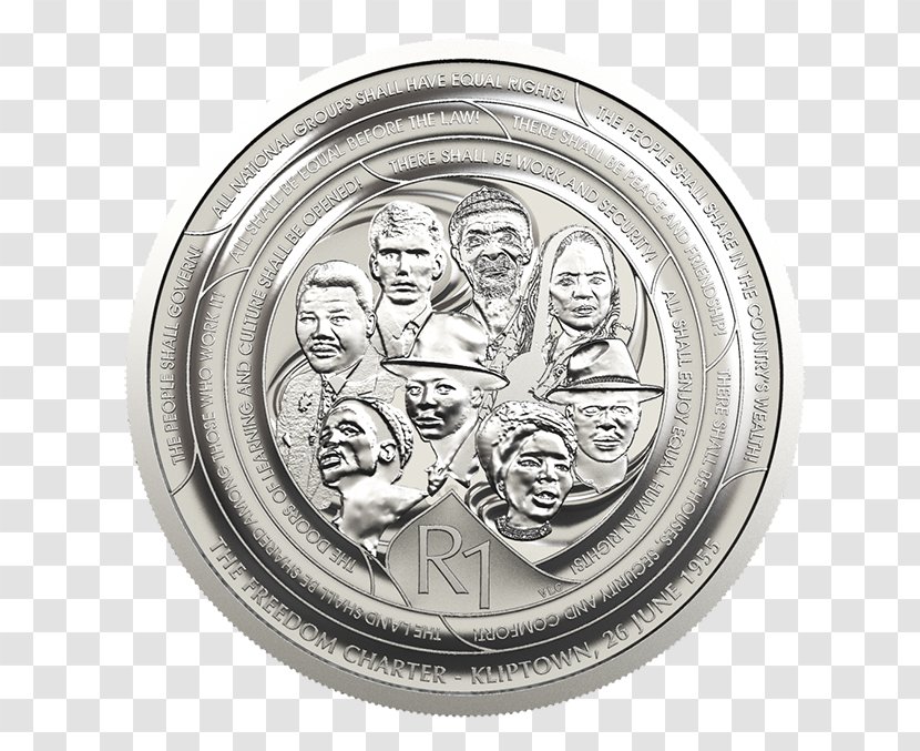 Silver South African Mint Congress Of The People Krugerrand Transparent PNG